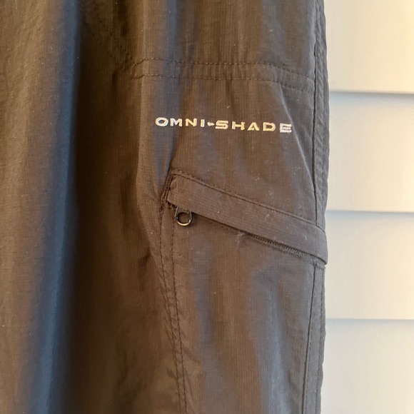 Columbia PFG Women's 8 Fishing Pants Roll Up Black Omni Shade Hiking, walking. - Picture 2 of 12